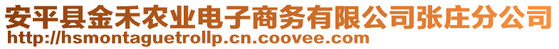 安平縣金禾農(nóng)業(yè)電子商務(wù)有限公司張莊分公司