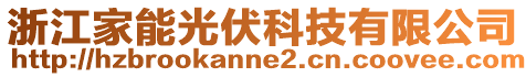 浙江家能光伏科技有限公司