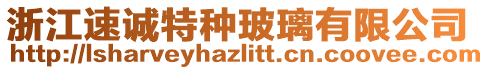 浙江速誠(chéng)特種玻璃有限公司