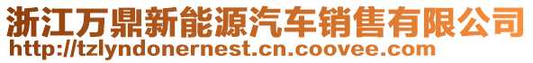 浙江萬鼎新能源汽車銷售有限公司