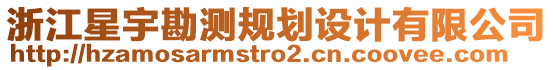 浙江星宇勘測規(guī)劃設(shè)計有限公司