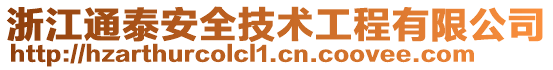 浙江通泰安全技術工程有限公司