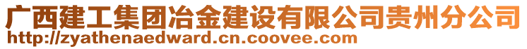 廣西建工集團冶金建設(shè)有限公司貴州分公司