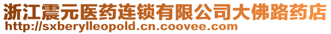 浙江震元醫(yī)藥連鎖有限公司大佛路藥店