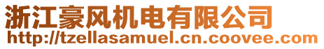 浙江豪風機電有限公司