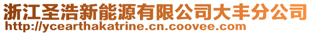 浙江圣浩新能源有限公司大豐分公司