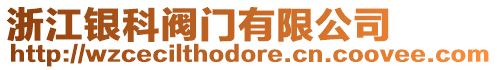 浙江銀科閥門有限公司