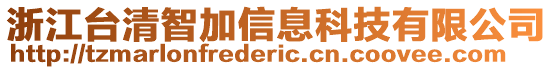 浙江臺清智加信息科技有限公司