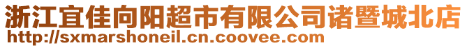 浙江宜佳向阳超市有限公司诸暨城北店