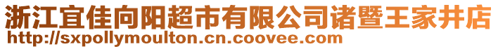 浙江宜佳向陽(yáng)超市有限公司諸暨王家井店