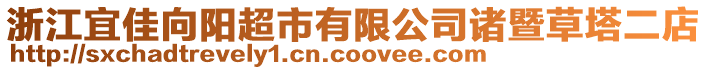 浙江宜佳向陽超市有限公司諸暨草塔二店