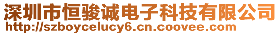 深圳市恒駿誠電子科技有限公司