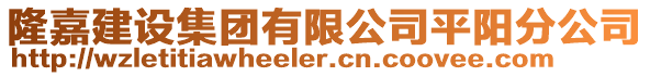 隆嘉建設集團有限公司平陽分公司