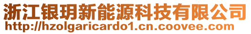 浙江銀玥新能源科技有限公司