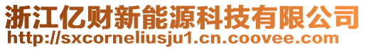 浙江億財(cái)新能源科技有限公司