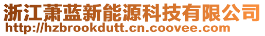 浙江蕭藍(lán)新能源科技有限公司