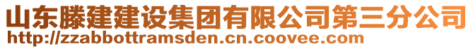 山東滕建建設集團有限公司第三分公司