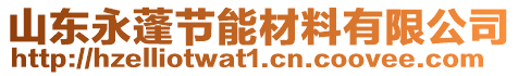 山東永蓬節(jié)能材料有限公司