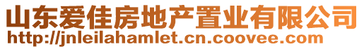 山東愛(ài)佳房地產(chǎn)置業(yè)有限公司