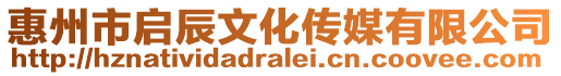 惠州市啟辰文化傳媒有限公司
