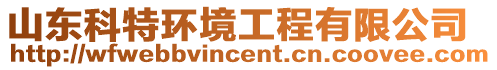 山東科特環境工程有限公司