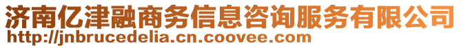 濟南億津融商務信息咨詢服務有限公司