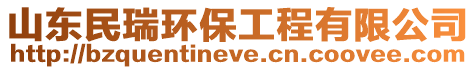 山東民瑞環(huán)保工程有限公司