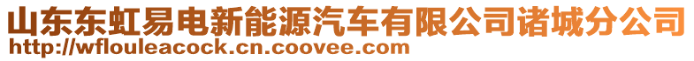 山東東虹易電新能源汽車有限公司諸城分公司