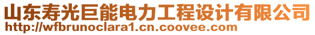 山東壽光巨能電力工程設計有限公司