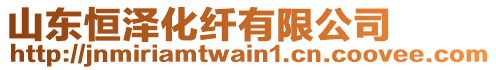 山東恒澤化纖有限公司