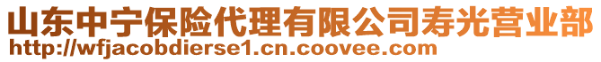 山东中宁保险代理有限公司寿光营业部