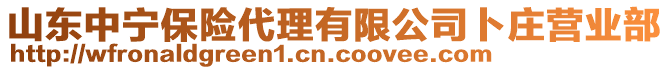 山東中寧保險代理有限公司卜莊營業(yè)部