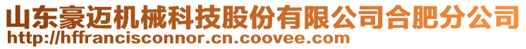 山東豪邁機械科技股份有限公司合肥分公司