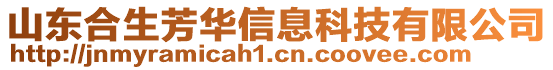 山東合生芳華信息科技有限公司