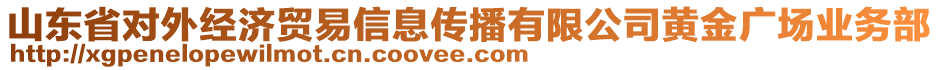 山東省對外經(jīng)濟貿(mào)易信息傳播有限公司黃金廣場業(yè)務(wù)部