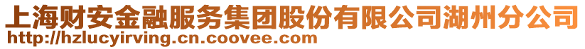 上海財安金融服務集團股份有限公司湖州分公司