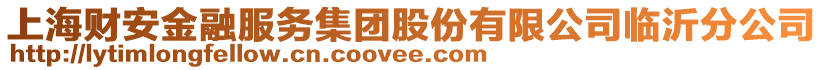 上海財安金融服務集團股份有限公司臨沂分公司