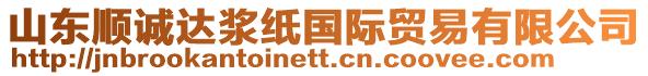 山東順誠(chéng)達(dá)漿紙國(guó)際貿(mào)易有限公司