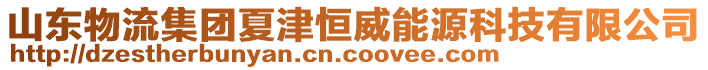 山東物流集團(tuán)夏津恒威能源科技有限公司