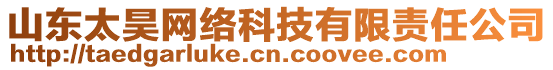 山東太昊網(wǎng)絡(luò)科技有限責(zé)任公司