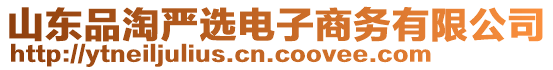 山東品淘嚴(yán)選電子商務(wù)有限公司