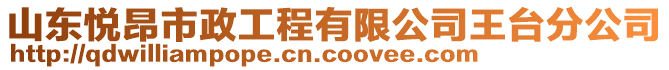 山東悅昂市政工程有限公司王臺分公司