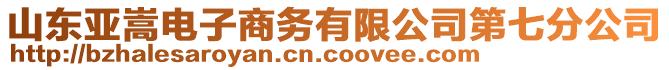 山東亞嵩電子商務有限公司第七分公司