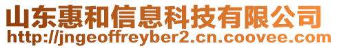 山東惠和信息科技有限公司