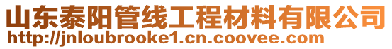 山東泰陽管線工程材料有限公司