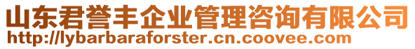 山東君譽(yù)豐企業(yè)管理咨詢有限公司