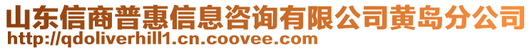 山東信商普惠信息咨詢(xún)有限公司黃島分公司