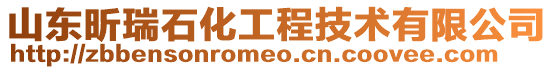 山東昕瑞石化工程技術(shù)有限公司