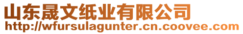 山東晟文紙業(yè)有限公司