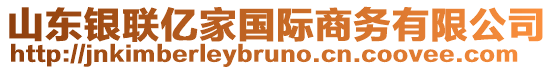 山東銀聯(lián)億家國(guó)際商務(wù)有限公司